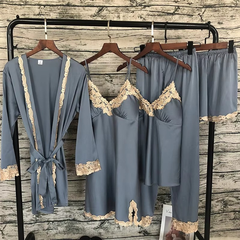Luxury Lace 5-Piece Nightwear Set